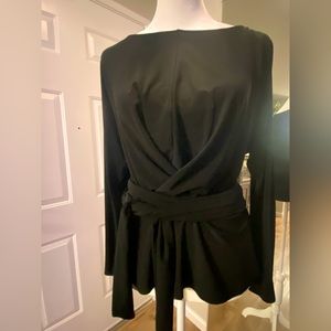 Banana Republic belted blouse